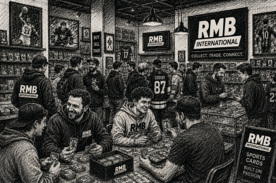 Sport Sammelkarten Trade Event bei RMB International